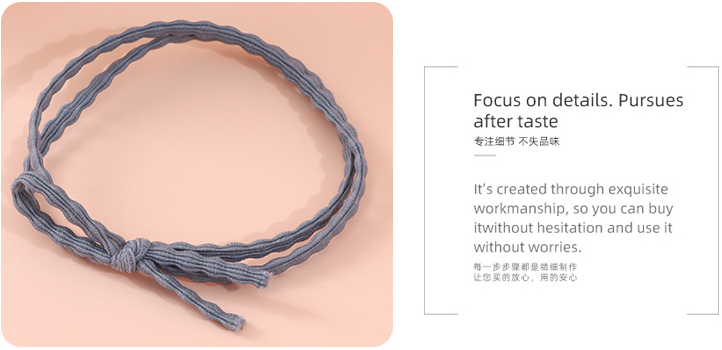 Simple Knot Hair Tie Set of 5 PCS