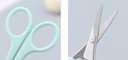 Pointed Plastic Handle Manicure Scissors