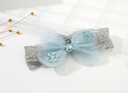 Snow Collection Mesh Bowknot Snowflake Hairband for Kids