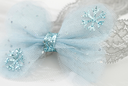 Snow Collection Mesh Bowknot Snowflake Hairband for Kids