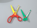 Contrast Color Series Pinking Shears with 1 Extra Pair of Pinking Shears Blades