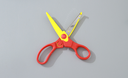 Contrast Color Series Pinking Shears with 1 Extra Pair of Pinking Shears Blades