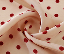 Small Kitten Square Scarf (Burgundy)