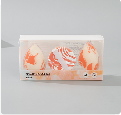 Makeup Sponge Set (Makeup Sponge, Cushion Puff, Angled Makeup Sponge)