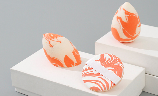 Makeup Sponge Set (Makeup Sponge, Cushion Puff, Angled Makeup Sponge)