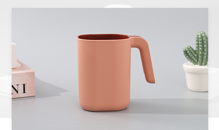Square Contrasting Color Toothbrushing Gargle Cup