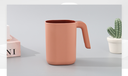 Square Contrasting Color Toothbrushing Gargle Cup