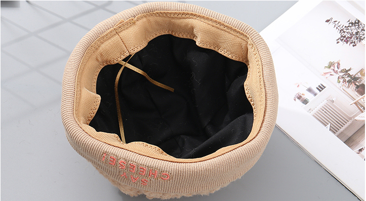 Trendy Plush Hat for Children (Khaki)