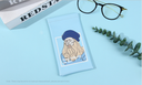 Famous Painting Series Glasses Pouch(Men with Hat)