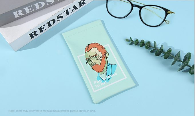 Famous Painting Series Glasses Pouch(Short Hair Men)
