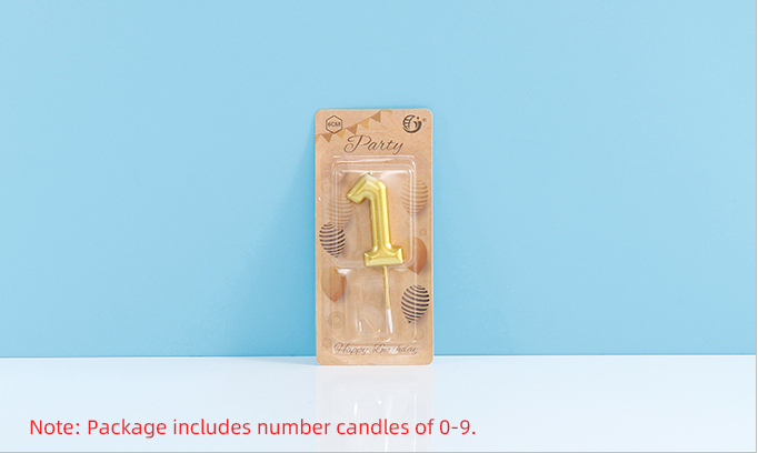 Birthday Colorful Number Candle