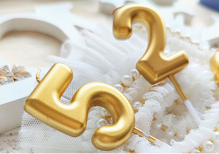 Birthday Colorful Number Candle