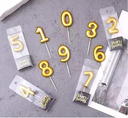 Birthday Gold Number Candle