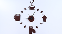 Wooden Grain DIY Wall Clock – Wood Colour/Walnut Colour