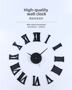 Roman Numerical DIY Wall Clock – Black/Rose Gold/Luminous Green