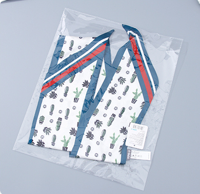 Botanical Elements Angled Long Neckerchief - Beige