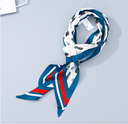 Botanical Elements Angled Long Neckerchief - Beige