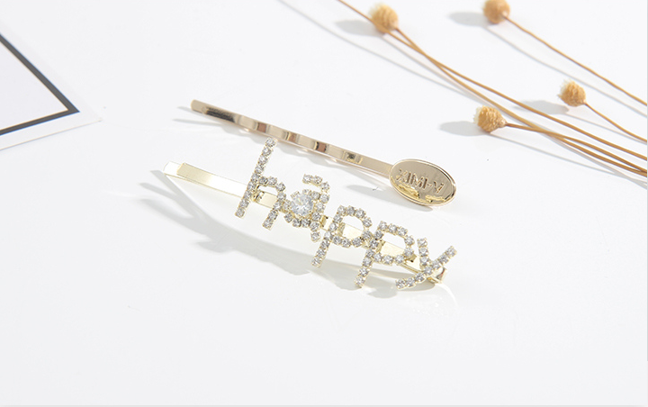 Happy Letters Bobby Pins Set