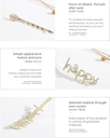 Happy Letters Bobby Pins Set