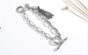 Round Plate Tassel Bracelet
