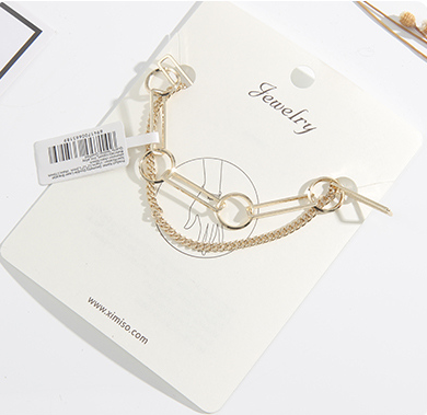 Geometry Double-Layer Bracelet