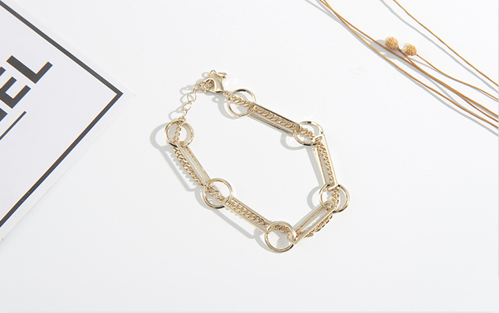 Geometry Double-Layer Bracelet