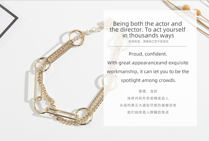 Geometry Double-Layer Bracelet