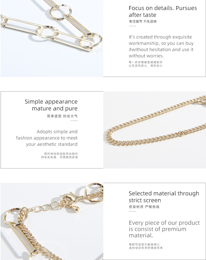 Geometry Double-Layer Bracelet