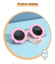 Lovely Flower Flexible TPE Sunglasses for Kids (Pink) (5-12Y)
