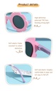 Lovely Flower Flexible TPE Sunglasses for Kids (Pink) (5-12Y)