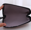 Cat's Claw Patch Plaid Makeup Bag