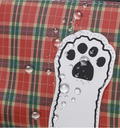 Cat's Claw Patch Plaid Makeup Bag