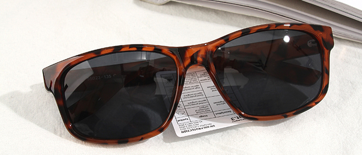 Trendy Leopard Print Sunglasses for Women (Orange)