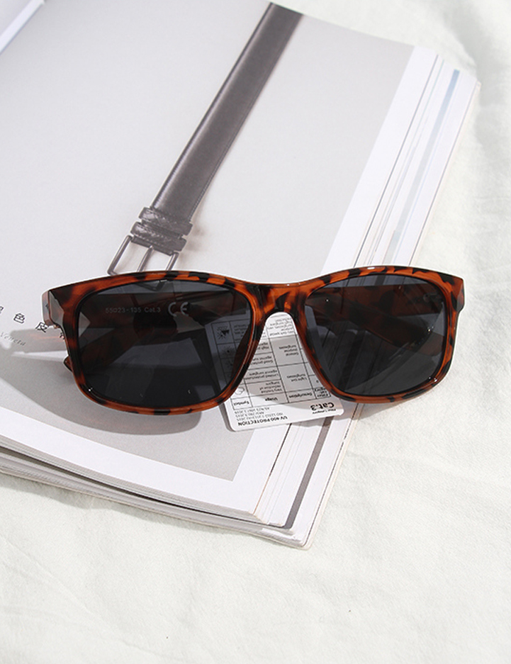 Trendy Leopard Print Sunglasses for Women (Orange)