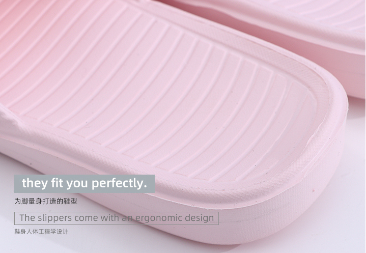 Simple Stripes Ladies Bathroom Slippers 