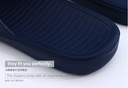 Simple Stripes Men Bathroom Slippers 