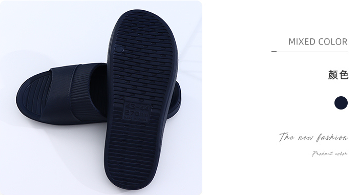 Simple Stripes Men Bathroom Slippers 