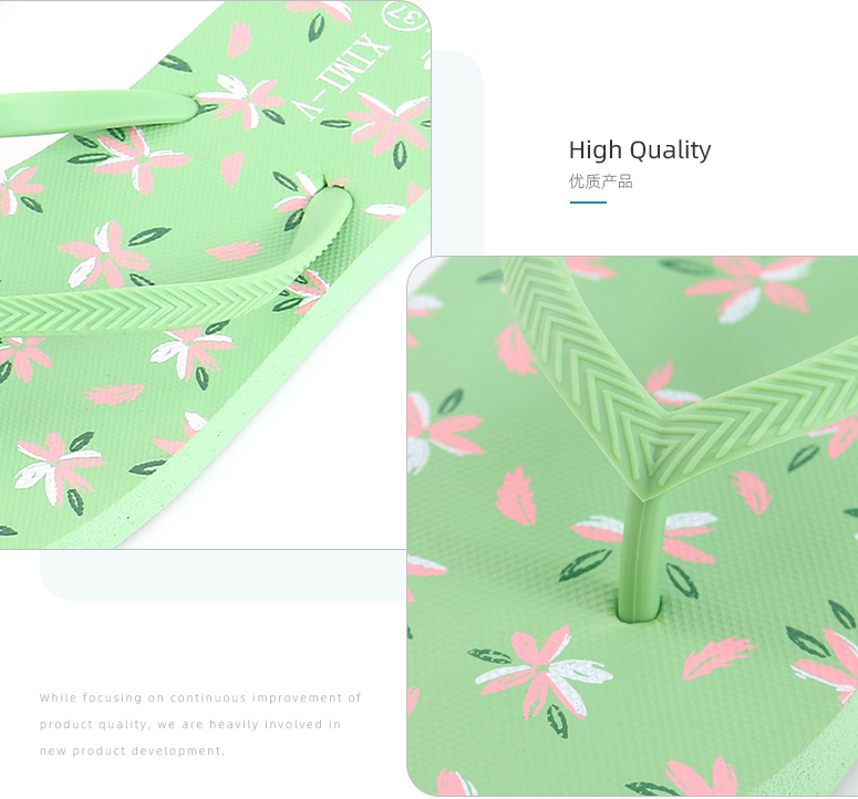 Flower Flip Flops for Ladies 