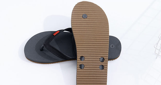 Simple Solid Color Flip Flops for Men 