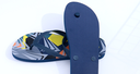 Geometric Contrast Color Flip Flops for Men 
