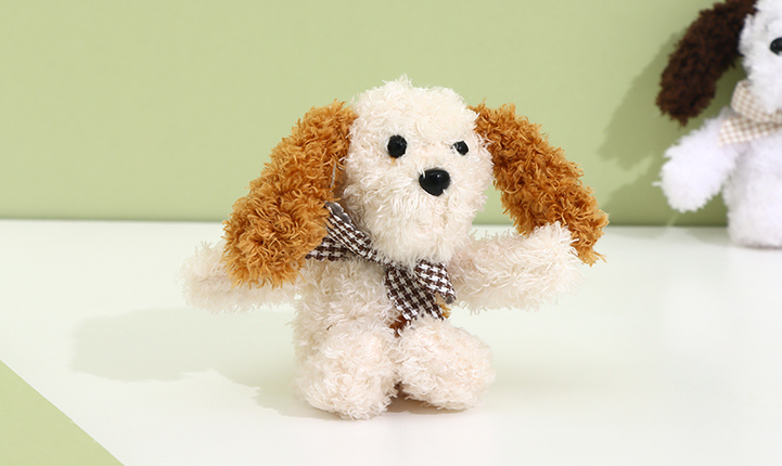Fluffy Bow Dog Decoration