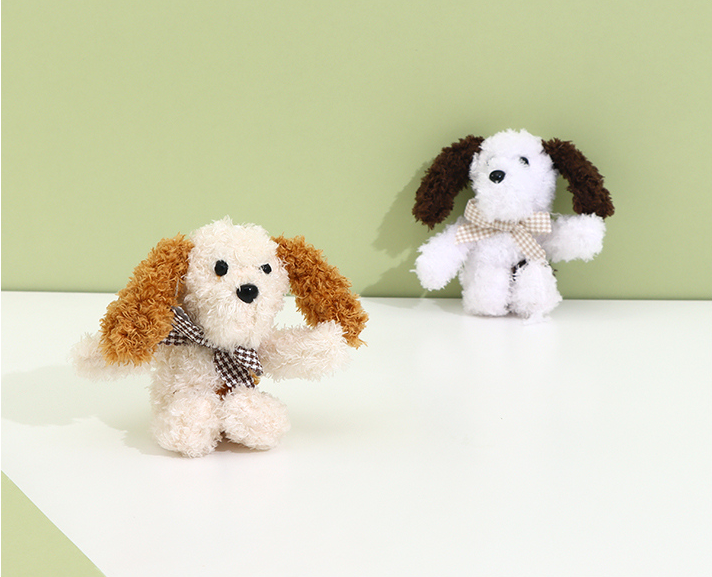 Fluffy Bow Dog Decoration