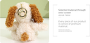 Fluffy Bow Dog Decoration
