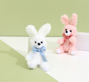 Fluffy Bow Bunny Decoration