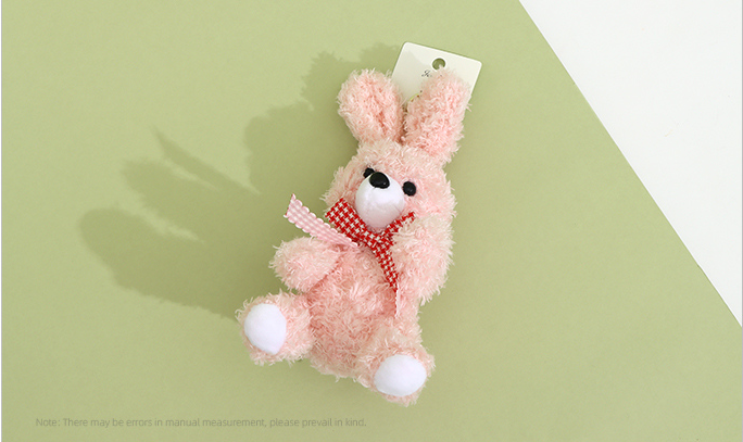 Fluffy Bow Bunny Decoration