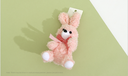 Fluffy Bow Bunny Decoration