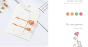 Solid Color Hearts Hairpins Set