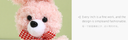 Fluffy Bow Bunny Decoration