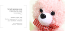 Fluffy Bow Bunny Decoration