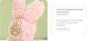 Fluffy Bow Bunny Decoration
